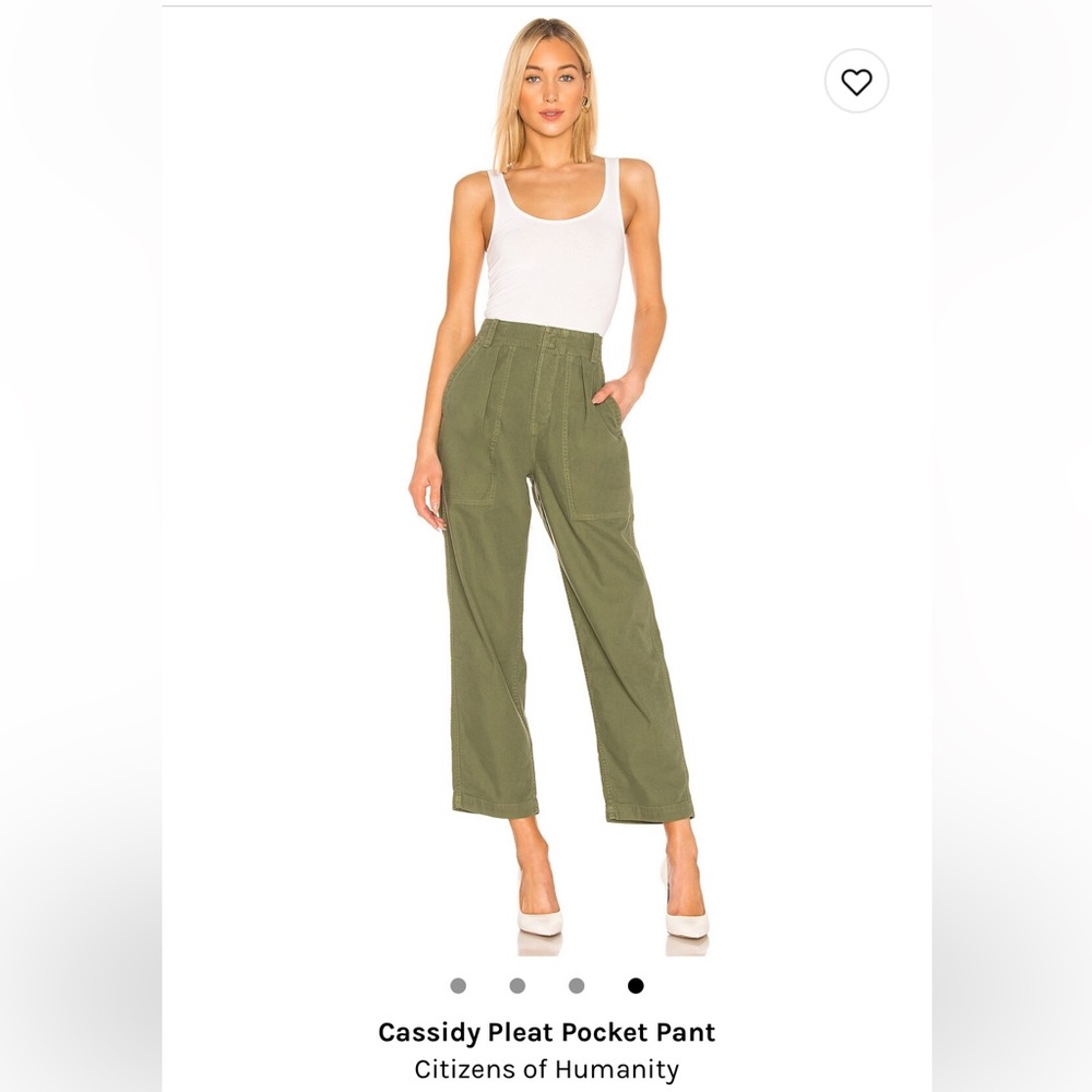 Citizens of Humanity “Cassidy” Pleat Pocket Pant